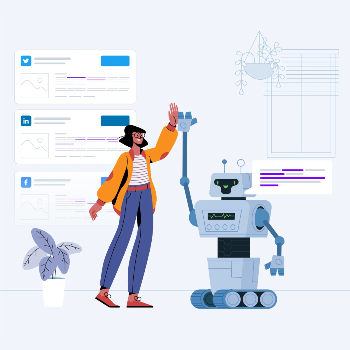 GaggleAMP AI paraphrasing helps you create social content
